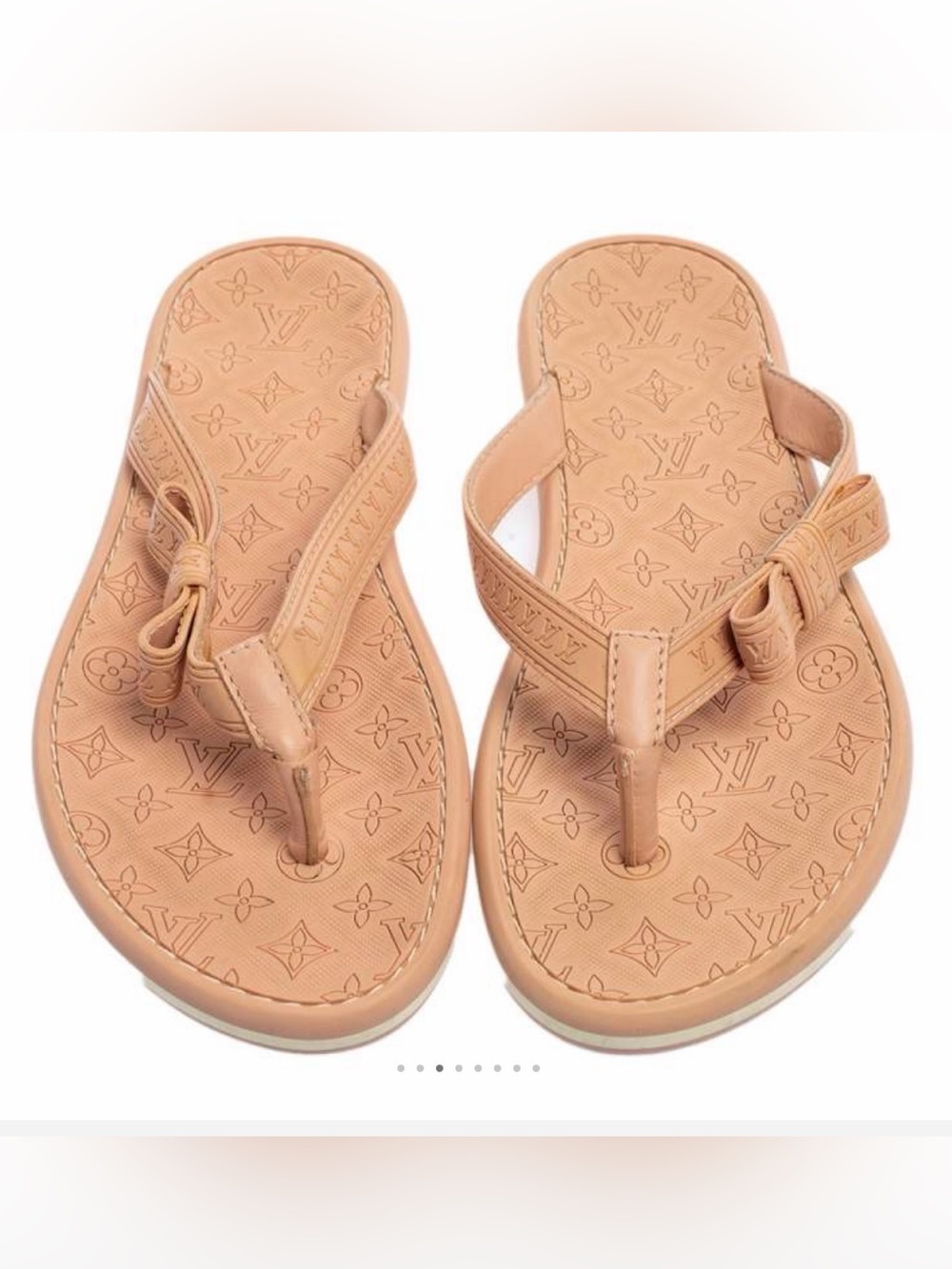Louis Vuitton Sea StarThong Sandals sz 38